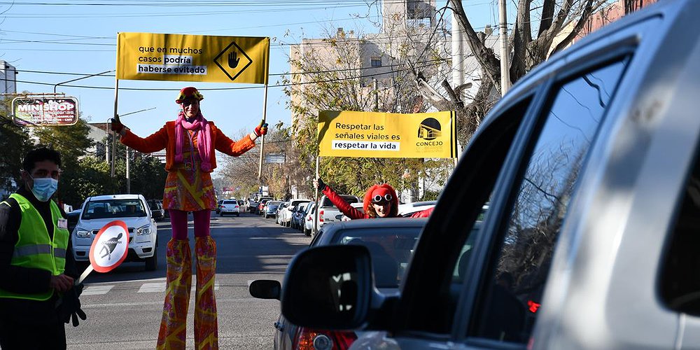 El Concejo Deliberante realizó una importante campaña de seguridad Vial en la ciudad